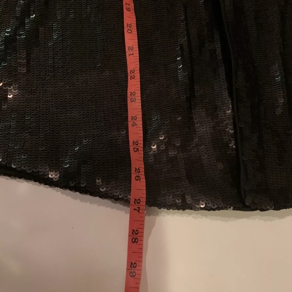 Future Collective By Kahlana Barfield Black Sequin Women’s Shirt Size Small - Picture 13 of 13